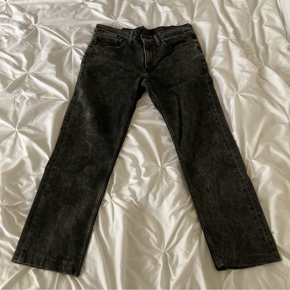 Levi’s 511 34x32 (hemmed to 34x30) jeans in black stonewash with red tab - Picture 2 of 11